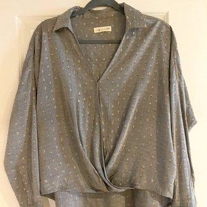 NWOT Lou and Grey Sparkle Blouse